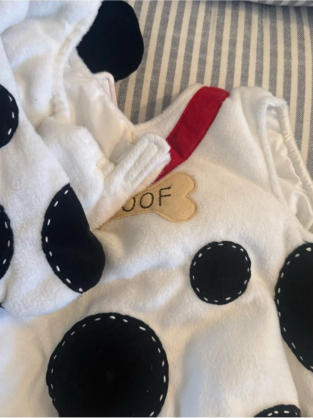 Black & White Polka Dot Plush Costume - Picture 2 of 2